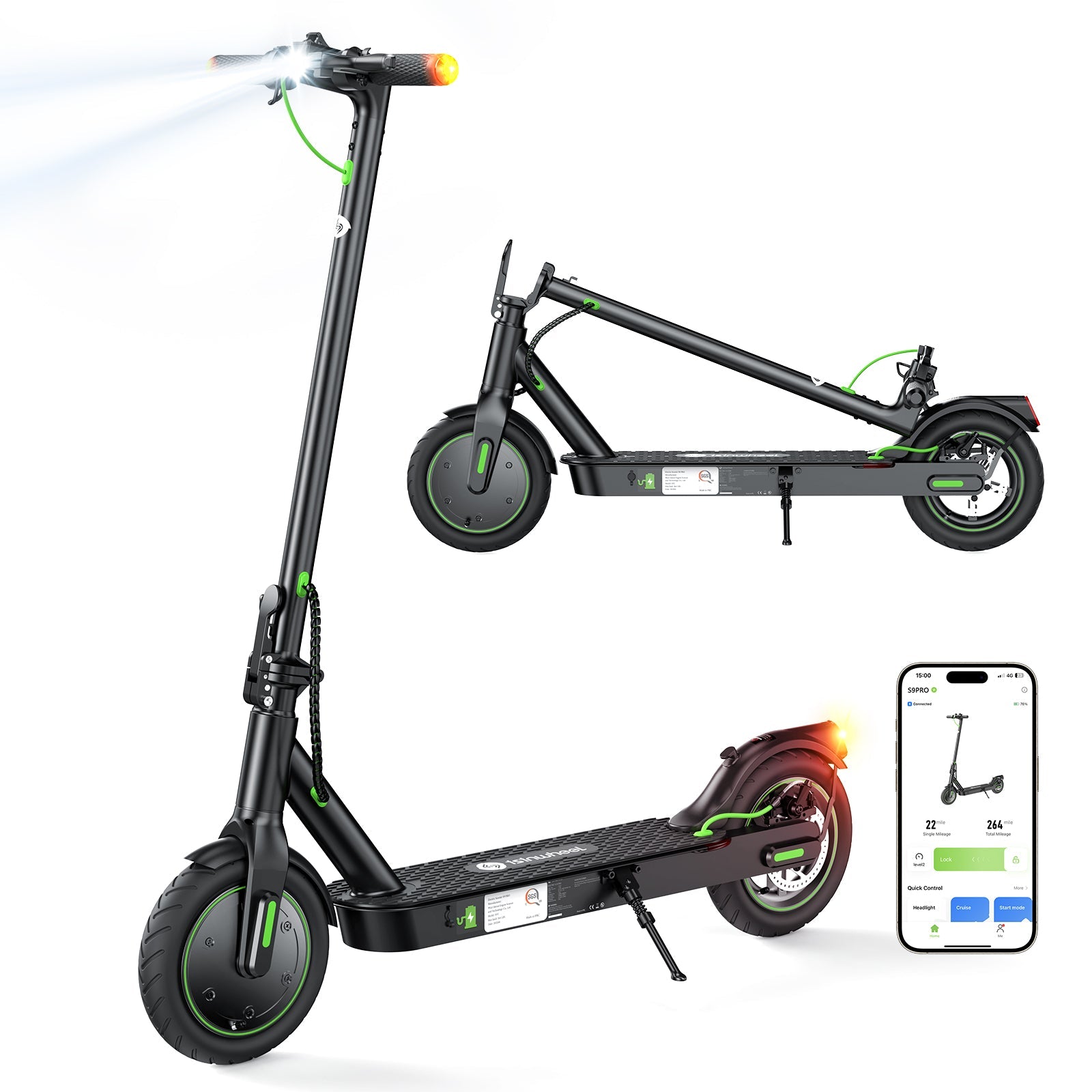 isinwheel S9Pro Electric Scooter For Adults 350W