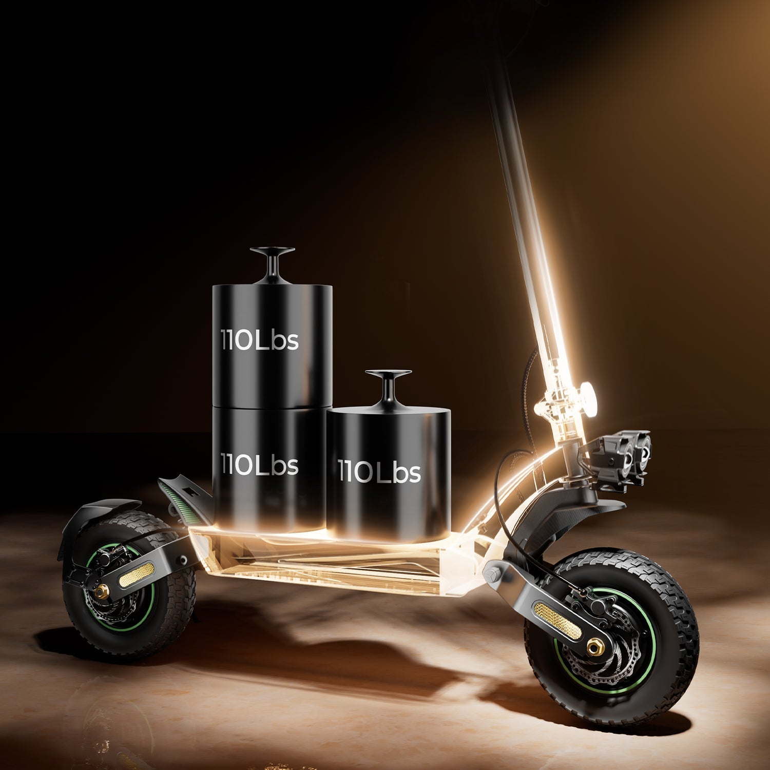 isinwheel® GT4 High-Performance 2400W Dual Motor Electric Scooter