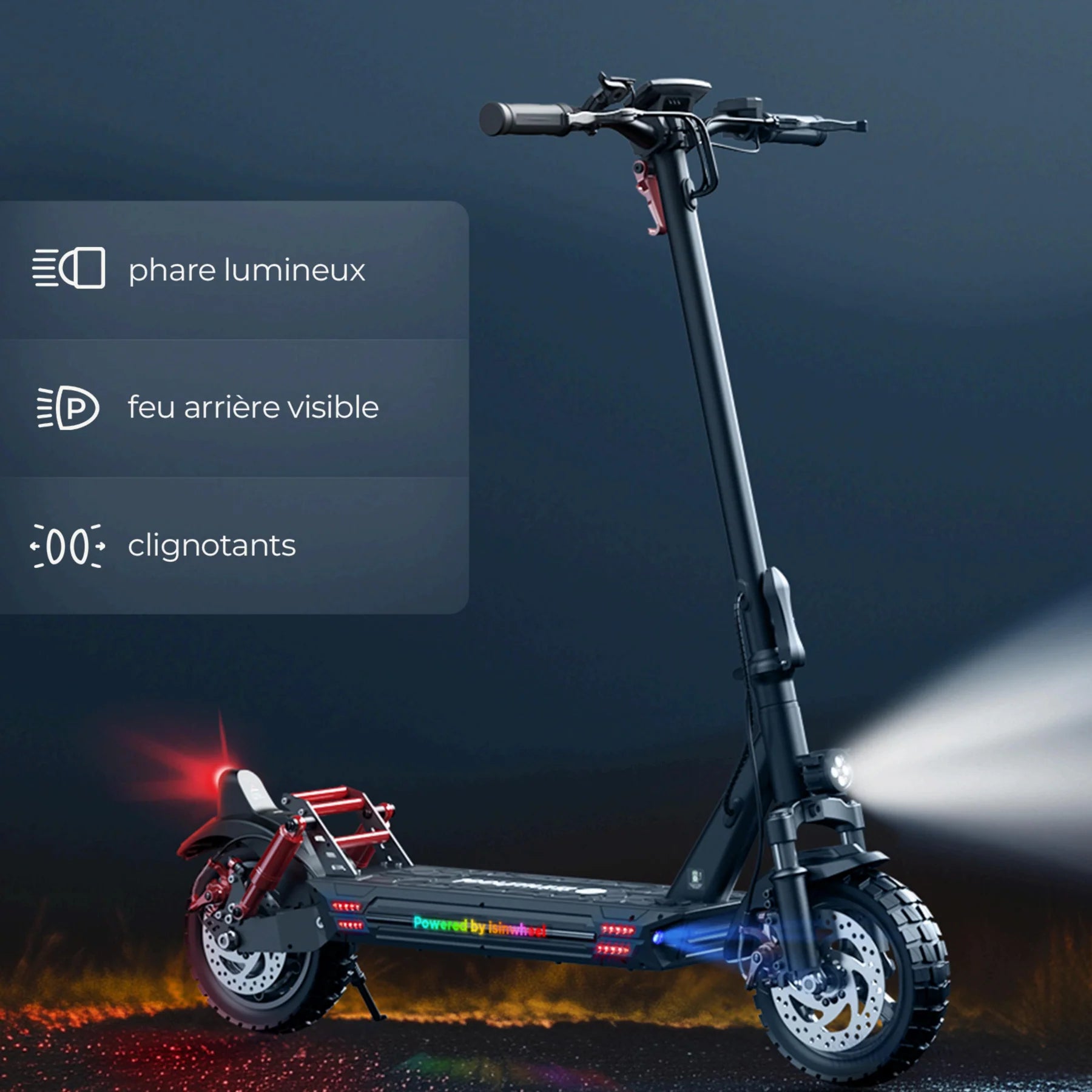 isinwheel GT1 Off Road Electric Scooter 800W