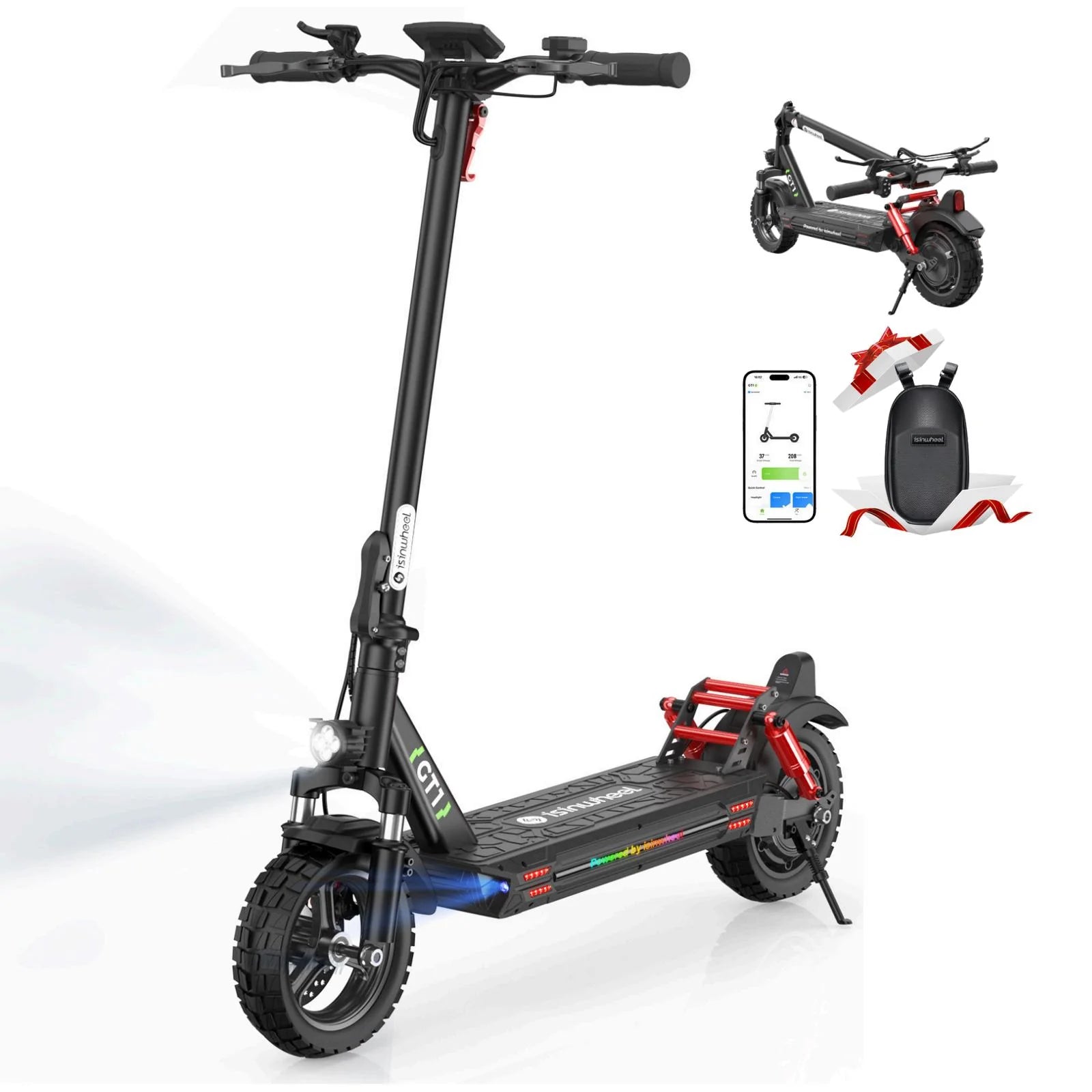isinwheel GT1 Off Road Electric Scooter 800W