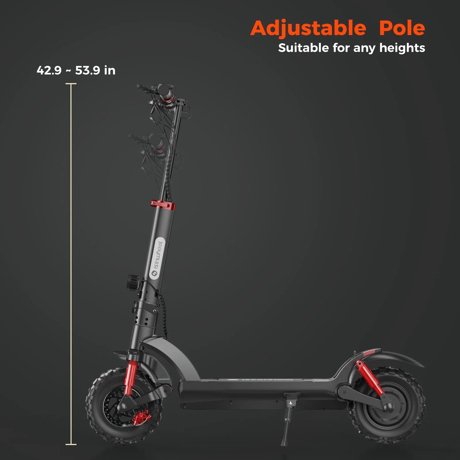 isinwheel GT2 Off Road Electric Scooter 1000W